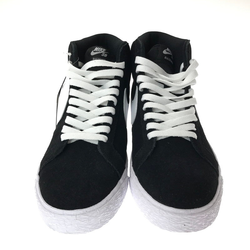 【中古美品】【メンズ】 NIKE SB ナイキエスビー ZOOM BLAZER MID 864349-002 ズーム ブレザー ミッド スニーカー 靴 160-261013-na-02-tagh サイズ：27cm US 9 カラー：BLACK/WHITE 万代Net店