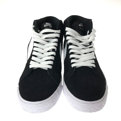 【中古美品】【メンズ】 NIKE SB ナイキエスビー ZOOM BLAZER MID 864349-002 ズーム ブレザー ミッド スニーカー 靴 160-261013-na-02-tagh サイズ：27cm US 9 カラー：BLACK/WHITE 万代Net店