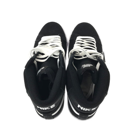 【中古美品】【メンズ】 NIKE SB ナイキエスビー ZOOM BLAZER MID 864349-002 ズーム ブレザー ミッド スニーカー 靴 160-261013-na-02-tagh サイズ：27cm US 9 カラー：BLACK/WHITE 万代Net店