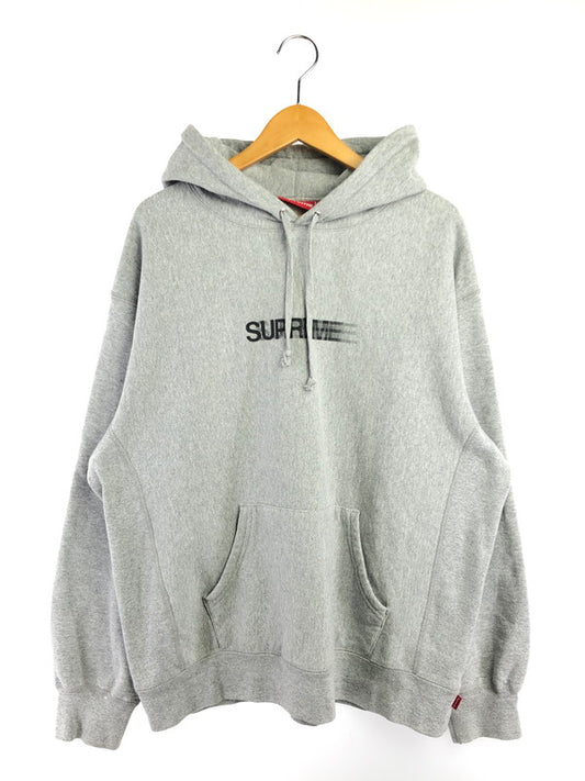 【メンズ】 SUPREME シュプリーム 23SS MOTION LOGO HOODED SWEATSHIRT 23SS モーション ロゴ フーデッド スウェット 149-201023-ty-26-tagh サイズ：L カラー：グレー 万代Net店
