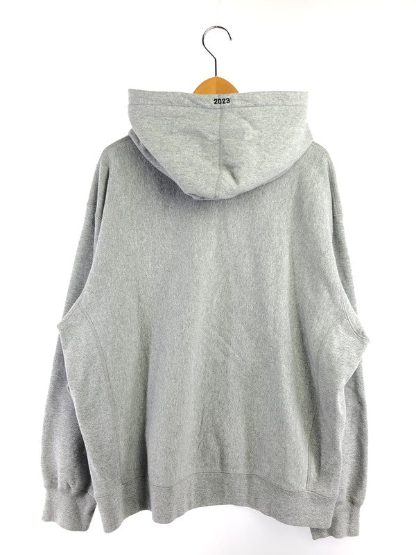 【メンズ】 SUPREME シュプリーム 23SS MOTION LOGO HOODED SWEATSHIRT 23SS モーション ロゴ フーデッド スウェット 149-201023-ty-26-tagh サイズ：L カラー：グレー 万代Net店