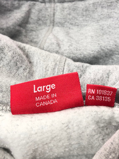 【メンズ】 SUPREME シュプリーム 23SS MOTION LOGO HOODED SWEATSHIRT 23SS モーション ロゴ フーデッド スウェット 149-201023-ty-26-tagh サイズ：L カラー：グレー 万代Net店