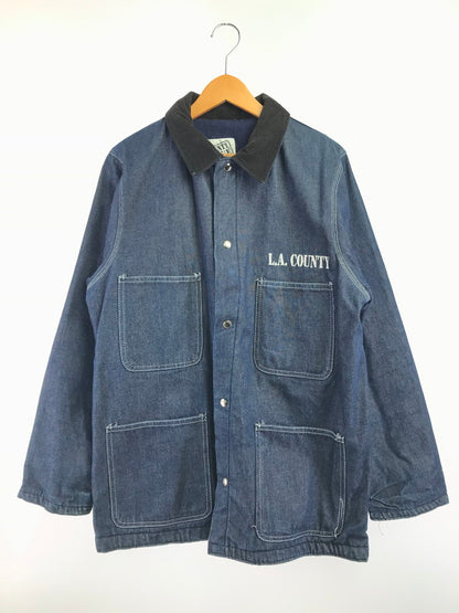 【中古品】【メンズ】 COUNTY ISSUE カウンティ イシュー L.A. COUNTY DENIM COVER ALL エルエー カウンティ デニム カバーオール 146-261017-ty-06-tagh サイズ：M カラー：インディゴ 万代Net店