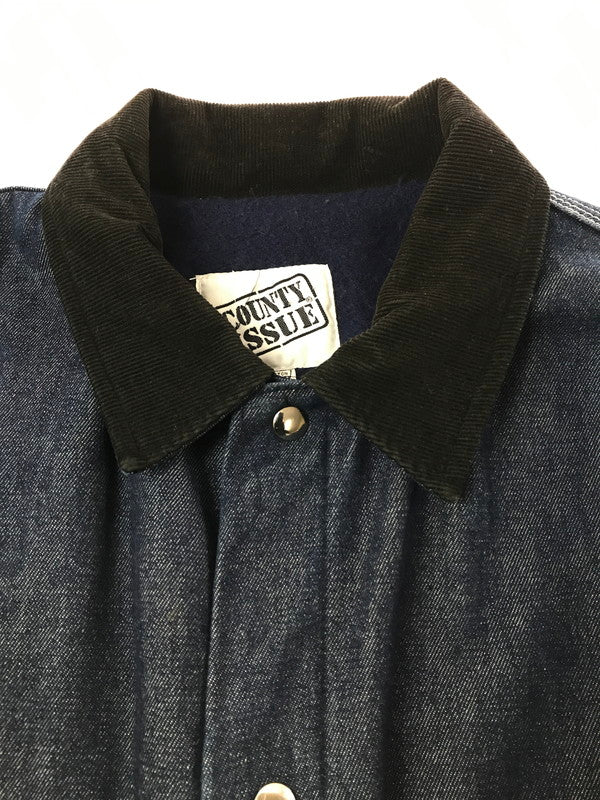 【中古品】【メンズ】 COUNTY ISSUE カウンティ イシュー L.A. COUNTY DENIM COVER ALL エルエー カウンティ デニム カバーオール 146-261017-ty-06-tagh サイズ：M カラー：インディゴ 万代Net店