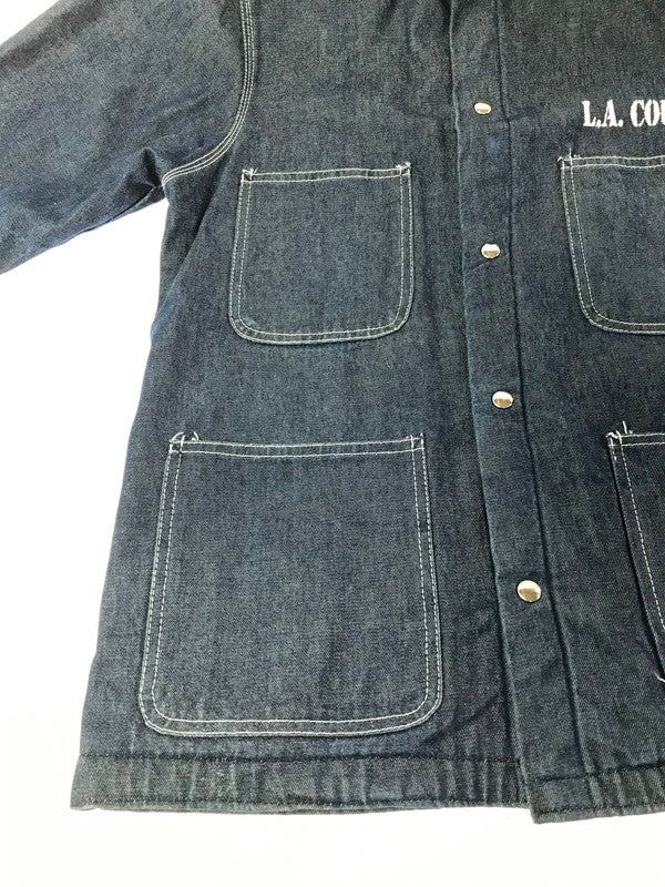 【中古品】【メンズ】 COUNTY ISSUE カウンティ イシュー L.A. COUNTY DENIM COVER ALL エルエー カウンティ デニム カバーオール 146-261017-ty-06-tagh サイズ：M カラー：インディゴ 万代Net店