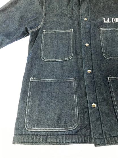 【中古品】【メンズ】 COUNTY ISSUE カウンティ イシュー L.A. COUNTY DENIM COVER ALL エルエー カウンティ デニム カバーオール 146-261017-ty-06-tagh サイズ：M カラー：インディゴ 万代Net店