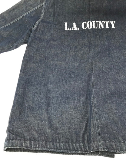 【中古品】【メンズ】 COUNTY ISSUE カウンティ イシュー L.A. COUNTY DENIM COVER ALL エルエー カウンティ デニム カバーオール 146-261017-ty-06-tagh サイズ：M カラー：インディゴ 万代Net店