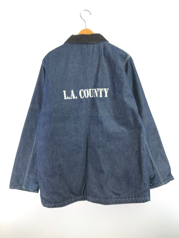 【中古品】【メンズ】 COUNTY ISSUE カウンティ イシュー L.A. COUNTY DENIM COVER ALL エルエー カウンティ デニム カバーオール 146-261017-ty-06-tagh サイズ：M カラー：インディゴ 万代Net店