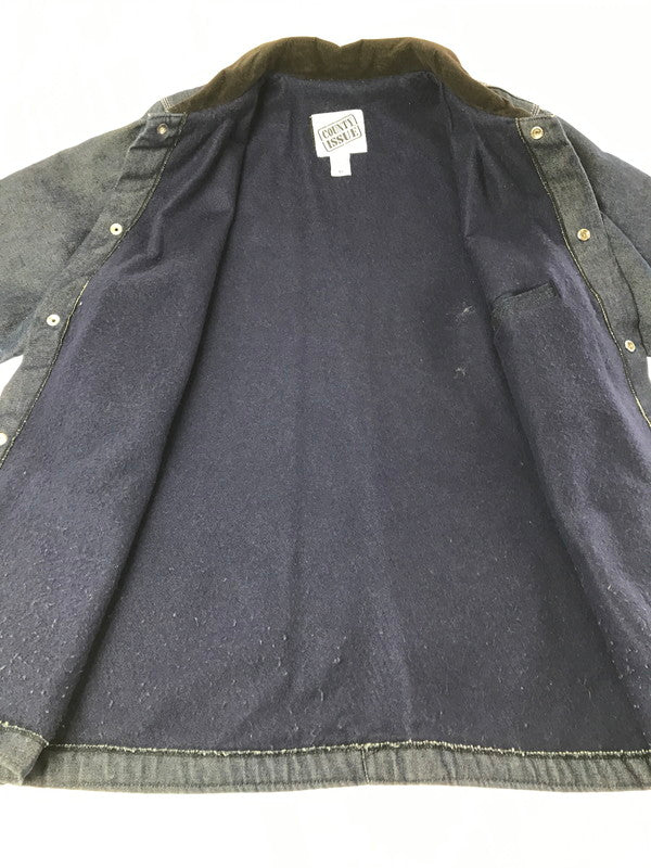 【中古品】【メンズ】 COUNTY ISSUE カウンティ イシュー L.A. COUNTY DENIM COVER ALL エルエー カウンティ デニム カバーオール 146-261017-ty-06-tagh サイズ：M カラー：インディゴ 万代Net店
