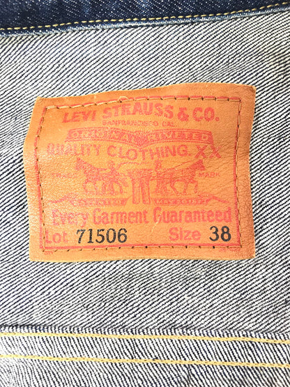 【中古品】【メンズ】 LEVI'S リーバイス 94'S 1ST MODEL BIG E DENIM JACKET 71506 XX 94年代 1ST 復刻 ビッグイー デニム ジャケット 146-261017-ty-01-tagh サイズ：38 カラー：インディゴ 万代Net店