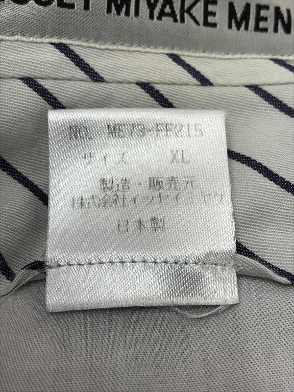 【中古品】【メンズ】 ISSEY MIYAKE MEN イッセイミヤケ メン ME73-FF215 90S SLACKS PANTS "BLACK" 151-261014-na-20-tagh サイズ：XL カラー：ブラック 万代Net店