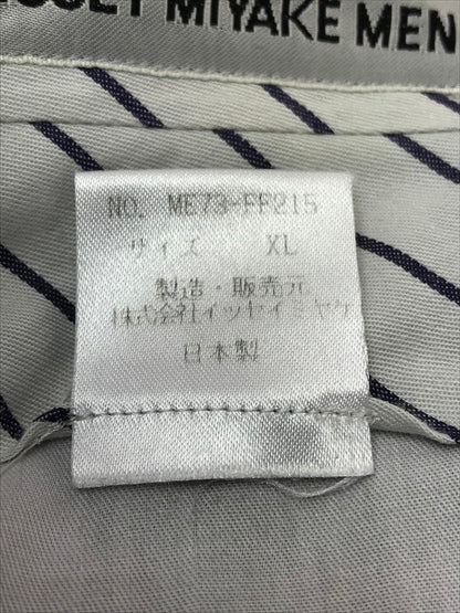 【中古品】【メンズ】 ISSEY MIYAKE MEN イッセイミヤケ メン ME73-FF215 90S SLACKS PANTS "BLACK" 151-261014-na-20-tagh サイズ：XL カラー：ブラック 万代Net店