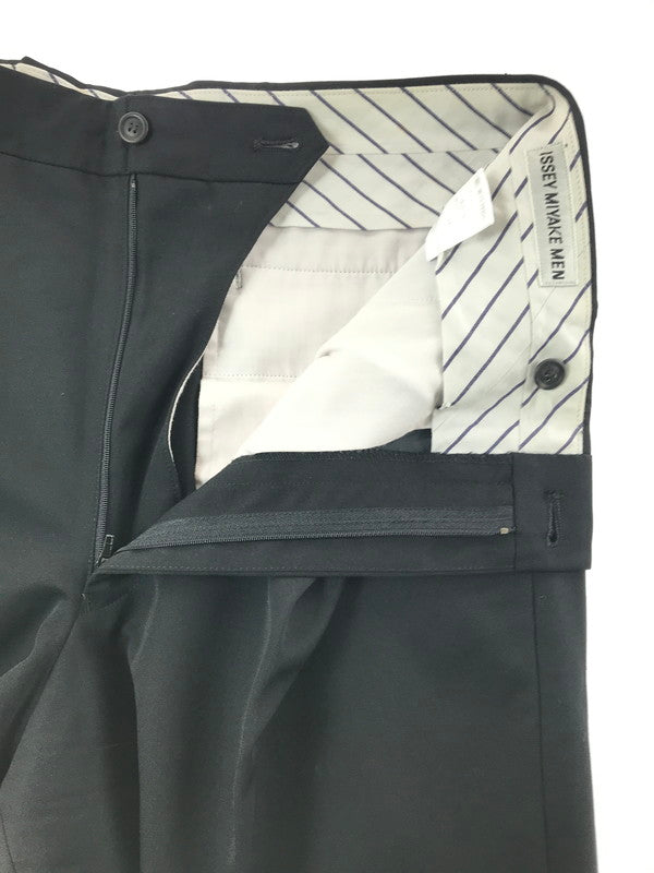 【中古品】【メンズ】 ISSEY MIYAKE MEN イッセイミヤケ メン ME73-FF215 90S SLACKS PANTS "BLACK" 151-261014-na-20-tagh サイズ：XL カラー：ブラック 万代Net店