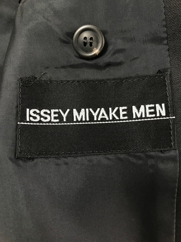 【中古品】【メンズ】 ISSEY MIYAKE MEN イッセイミヤケ メン TAIRORED JACKET ME03FD360 テーラード ジャケット 140-261017-ty-12-tagh サイズ：3 カラー：ブラック 万代Net店