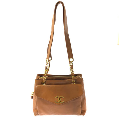 【現状渡し品】【レディース】 CHANEL シャネル TURNLOCK TOTE BAG ターンロック トートバッグ 鞄 ショルダーバッグ 180-261015-ty-01-tagh カラー：ブラウン 万代Net店