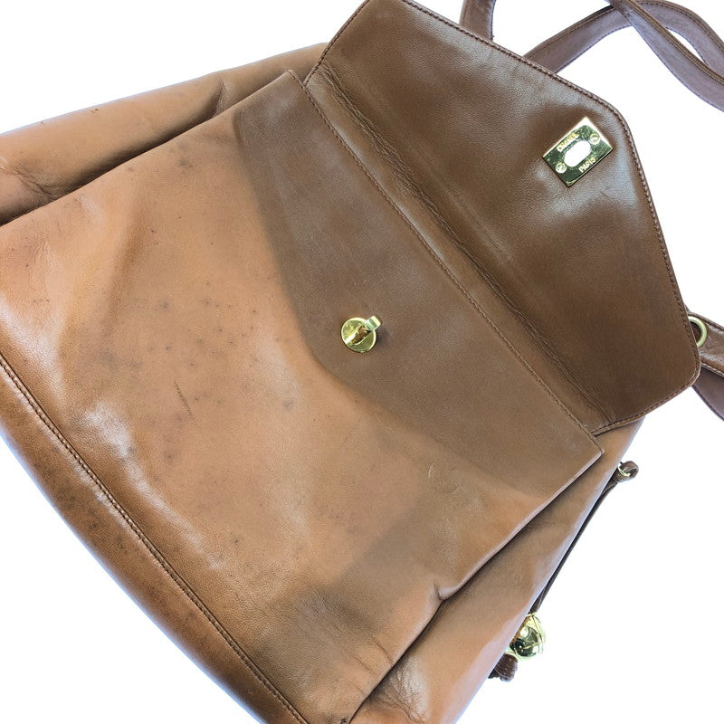 【現状渡し品】【レディース】 CHANEL シャネル TURNLOCK TOTE BAG ターンロック トートバッグ 鞄 ショルダーバッグ 180-261015-ty-01-tagh カラー：ブラウン 万代Net店