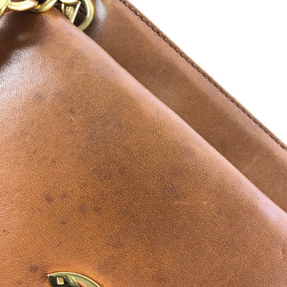 【現状渡し品】【レディース】 CHANEL シャネル TURNLOCK TOTE BAG ターンロック トートバッグ 鞄 ショルダーバッグ 180-261015-ty-01-tagh カラー：ブラウン 万代Net店