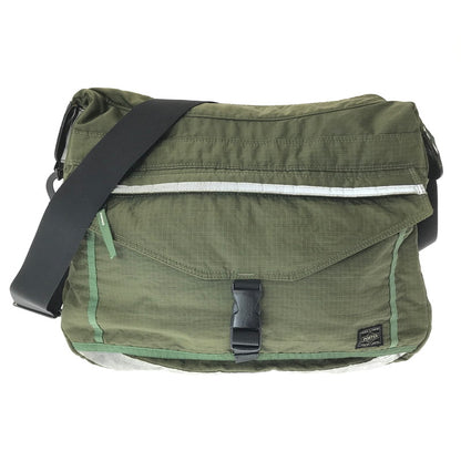 【現状渡し品】【メンズ】 PORTER ポーター DESERT デザート MESSENGER BAG メッセンジャーバッグ ショルダーバッグ カバン 188-261017-na-05-tagh カラー：カーキ 万代Net店