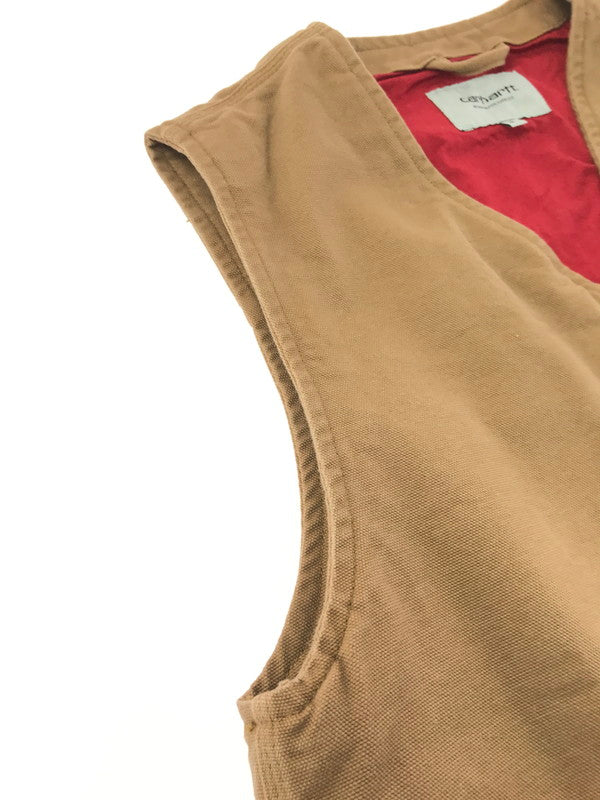 【中古品】【メンズ】 CARHARTT WIP カーハート ワークインプログレス DUCK VEST I031521.HZ.02.03 ダックベスト アウター 142-261020-na-13-tagh サイズ：S カラー：ブラウン 万代Net店