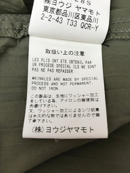 【現状渡し品】【メンズ】 Y'S ワイズ WRINKLE TEXTURE TACTICAL PANTS YG-P43-631 カーゴパンツ ボトムス 151-261020-na-26-tagh サイズ：3 カラー：カーキ 万代Net店