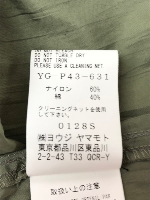 【現状渡し品】【メンズ】 Y'S ワイズ WRINKLE TEXTURE TACTICAL PANTS YG-P43-631 カーゴパンツ ボトムス 151-261020-na-26-tagh サイズ：3 カラー：カーキ 万代Net店
