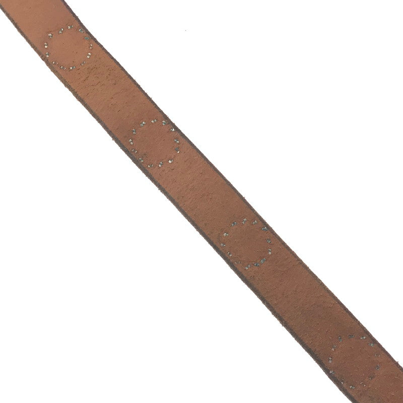 【現状渡し品】【メンズ】 HYSTERIC GLAMOUR ヒステリックグラマー× OLD STUD オールド スタッズ STUDDED LEATHER BELT スタッズ レザー ベルト 205-261016-rt-06-tagh カラー：ブラウン 万代Net店