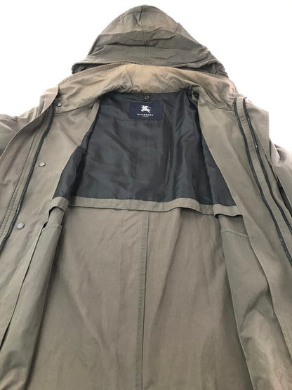 【現状渡し品】【メンズ】 BURBERRY バーバリー NYLON COAT BBB38-933-07 ナイロン コート アウター 141-261017-ty-19-tagh サイズ：LL カラー：チャコール 万代Net店