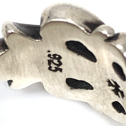 【中古品】【メンズ】 CHROME HEARTS クロムハーツ DOUBLE FLORAL CROSS RING 92 08刻印 ダブル フローラル クロス リング 指輪 アクセサリー 190-261028-rt-15-tagh カラー：シルバー 万代Net店