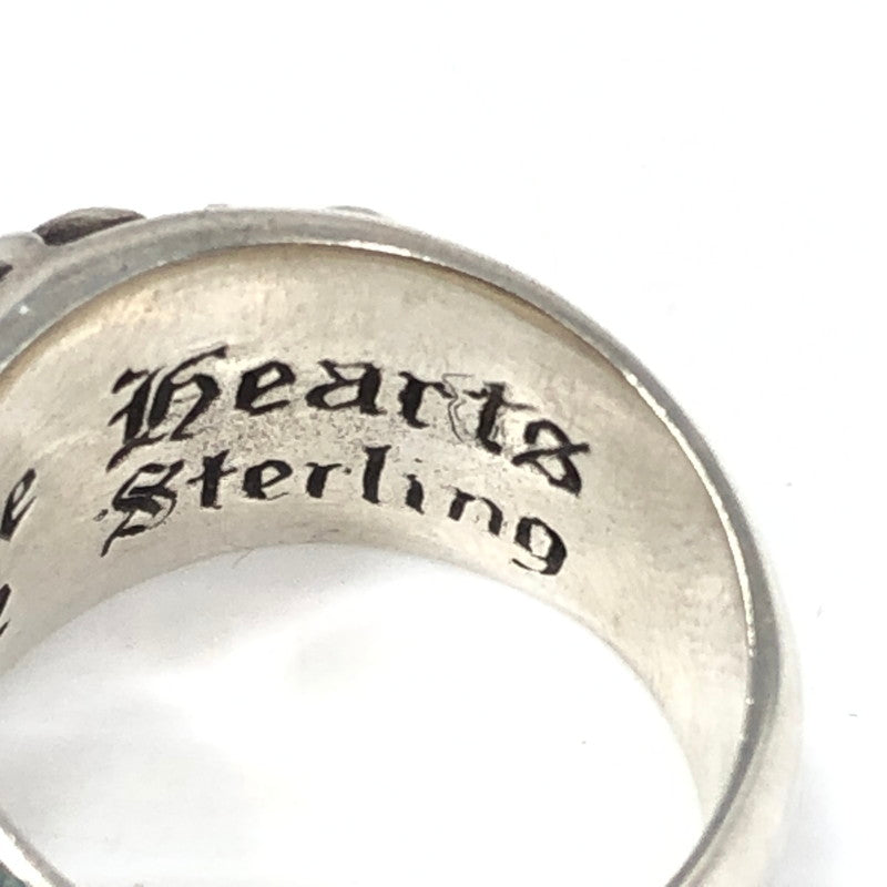 【中古品】【メンズ】 CHROME HEARTS クロムハーツ FLORAL CROSS RING 1992刻印 フローラル クロス リング 指輪 アクセサリー 190-261028-rt-13-tagh カラー：シルバー 万代Net店