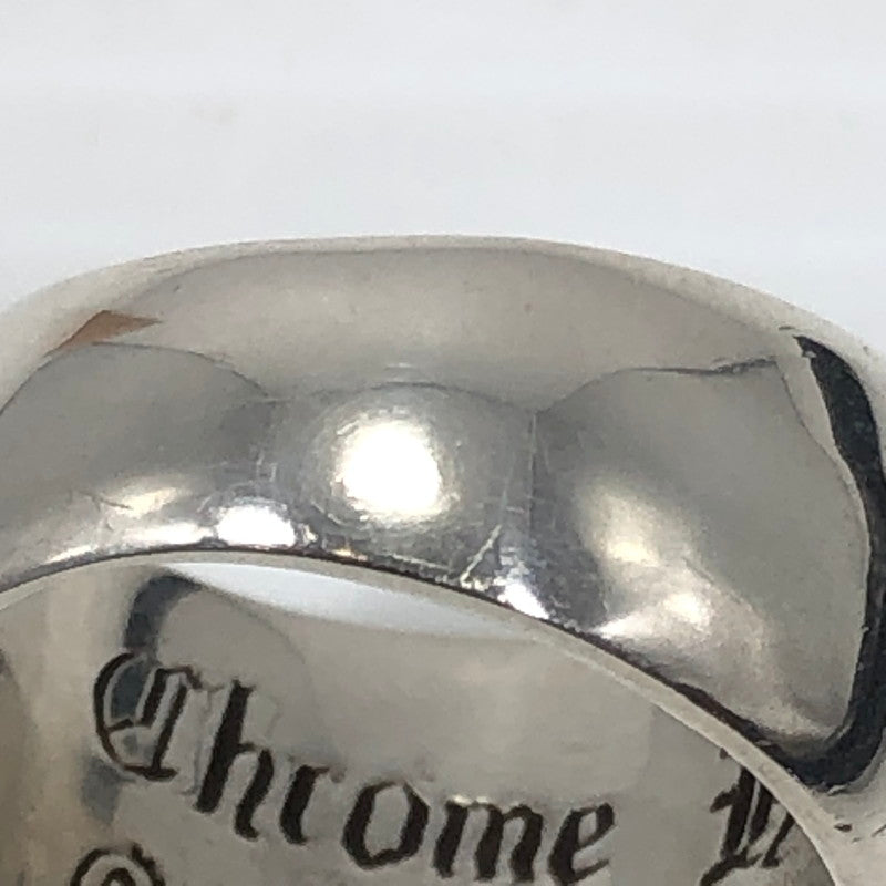 【中古品】【メンズ】 CHROME HEARTS クロムハーツ FLORAL CROSS RING 1992刻印 フローラル クロス リング 指輪 アクセサリー 190-261028-rt-13-tagh カラー：シルバー 万代Net店