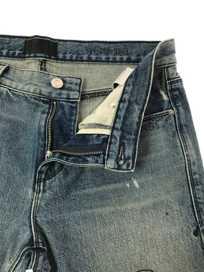 【中古品】【メンズ】 RTA アールティーエー×MAXFIELD マックスフィールド 18SS HAND-PAINTED SKINNY JEANS MS7921-2LTBLU ハンド ペイント スキニー ジーンズ デニムパンツ ボトムス 152-261020-na-22-tagh サイズ：30 カラー：インディゴ 万代Net店