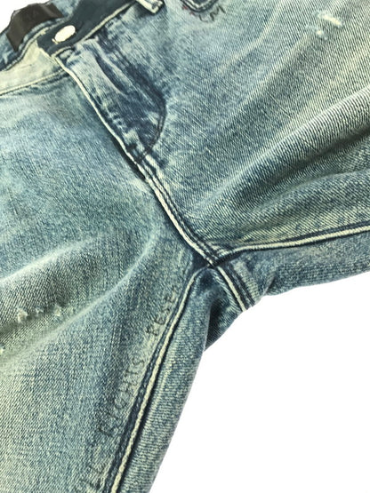【中古品】【メンズ】 RTA アールティーエー×MAXFIELD マックスフィールド 18SS HAND-PAINTED SKINNY JEANS MS7921-2LTBLU ハンド ペイント スキニー ジーンズ デニムパンツ ボトムス 152-261020-na-22-tagh サイズ：30 カラー：インディゴ 万代Net店