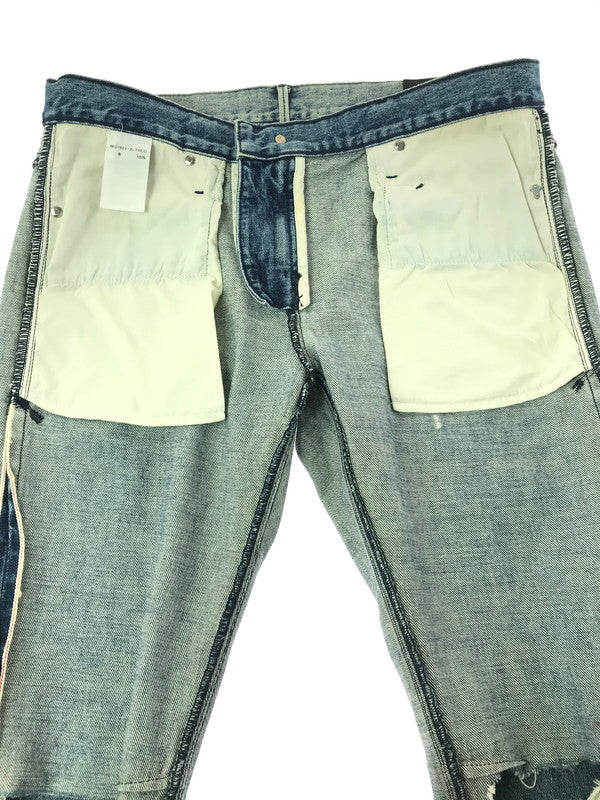 【中古品】【メンズ】 RTA アールティーエー×MAXFIELD マックスフィールド 18SS HAND-PAINTED SKINNY JEANS MS7921-2LTBLU ハンド ペイント スキニー ジーンズ デニムパンツ ボトムス 152-261020-na-22-tagh サイズ：30 カラー：インディゴ 万代Net店