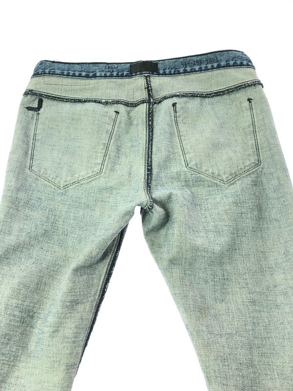 【中古品】【メンズ】 RTA アールティーエー×MAXFIELD マックスフィールド 18SS HAND-PAINTED SKINNY JEANS MS7921-2LTBLU ハンド ペイント スキニー ジーンズ デニムパンツ ボトムス 152-261020-na-22-tagh サイズ：30 カラー：インディゴ 万代Net店