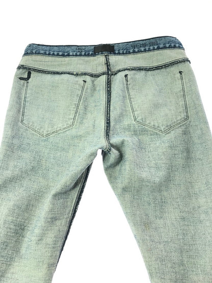 【中古品】【メンズ】 RTA アールティーエー×MAXFIELD マックスフィールド 18SS HAND-PAINTED SKINNY JEANS MS7921-2LTBLU ハンド ペイント スキニー ジーンズ デニムパンツ ボトムス 152-261020-na-22-tagh サイズ：30 カラー：インディゴ 万代Net店