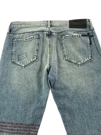 【中古品】【メンズ】 RTA アールティーエー×MAXFIELD マックスフィールド 18SS HAND-PAINTED SKINNY JEANS MS7921-2LTBLU ハンド ペイント スキニー ジーンズ デニムパンツ ボトムス 152-261020-na-22-tagh サイズ：30 カラー：インディゴ 万代Net店