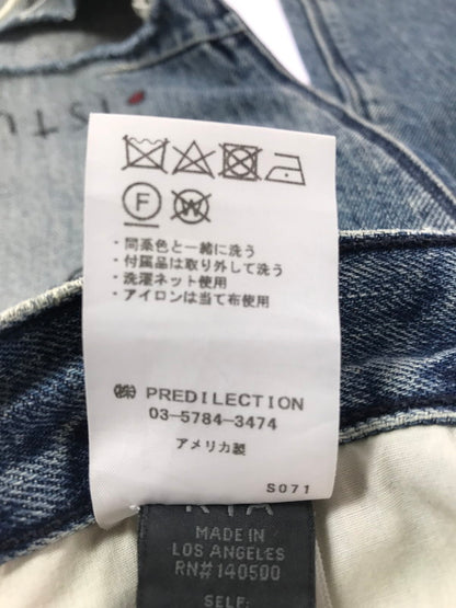 【中古品】【メンズ】 RTA アールティーエー×MAXFIELD マックスフィールド 18SS HAND-PAINTED SKINNY JEANS MS7921-2LTBLU ハンド ペイント スキニー ジーンズ デニムパンツ ボトムス 152-261020-na-22-tagh サイズ：30 カラー：インディゴ 万代Net店