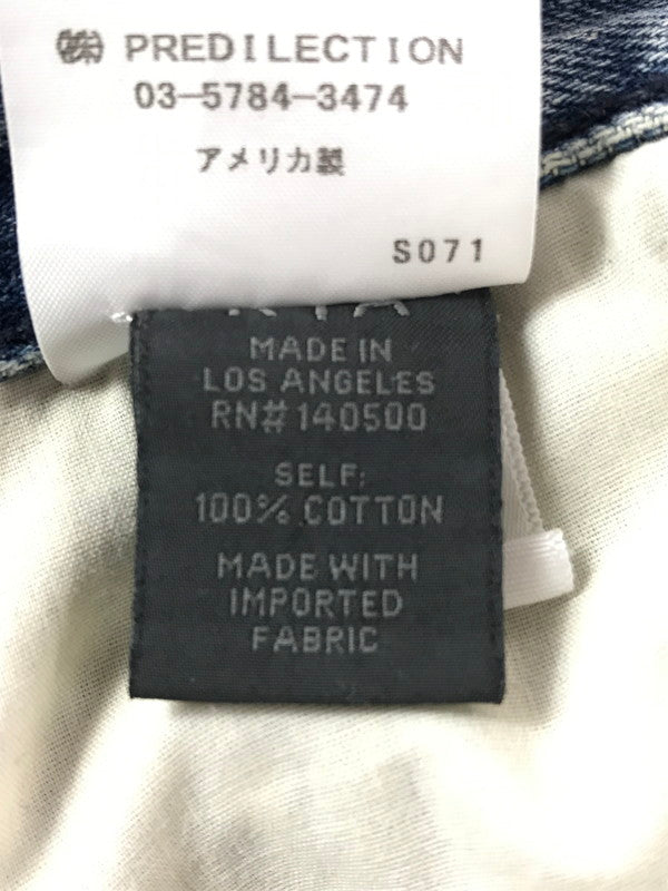 【中古品】【メンズ】 RTA アールティーエー×MAXFIELD マックスフィールド 18SS HAND-PAINTED SKINNY JEANS MS7921-2LTBLU ハンド ペイント スキニー ジーンズ デニムパンツ ボトムス 152-261020-na-22-tagh サイズ：30 カラー：インディゴ 万代Net店