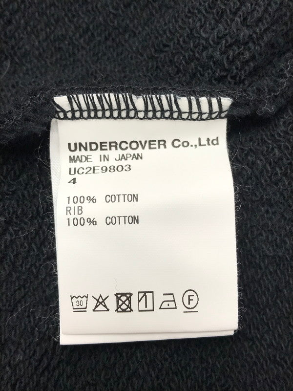 【中古品】【メンズ】 UNDERCOVER アンダーカバー×KUROSAWA FILM STUDIO クロサワフィルムスタジオ CREWNECK SWEATSHIRT UC2E9803 クルーネック スウェットシャツ トレーナー 141-261019-na-12-tagh サイズ：4 カラー：ブラック 万代Net店