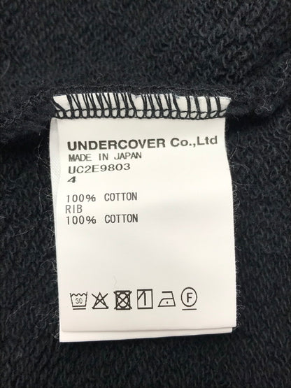 【中古品】【メンズ】 UNDERCOVER アンダーカバー×KUROSAWA FILM STUDIO クロサワフィルムスタジオ CREWNECK SWEATSHIRT UC2E9803 クルーネック スウェットシャツ トレーナー 141-261019-na-12-tagh サイズ：4 カラー：ブラック 万代Net店