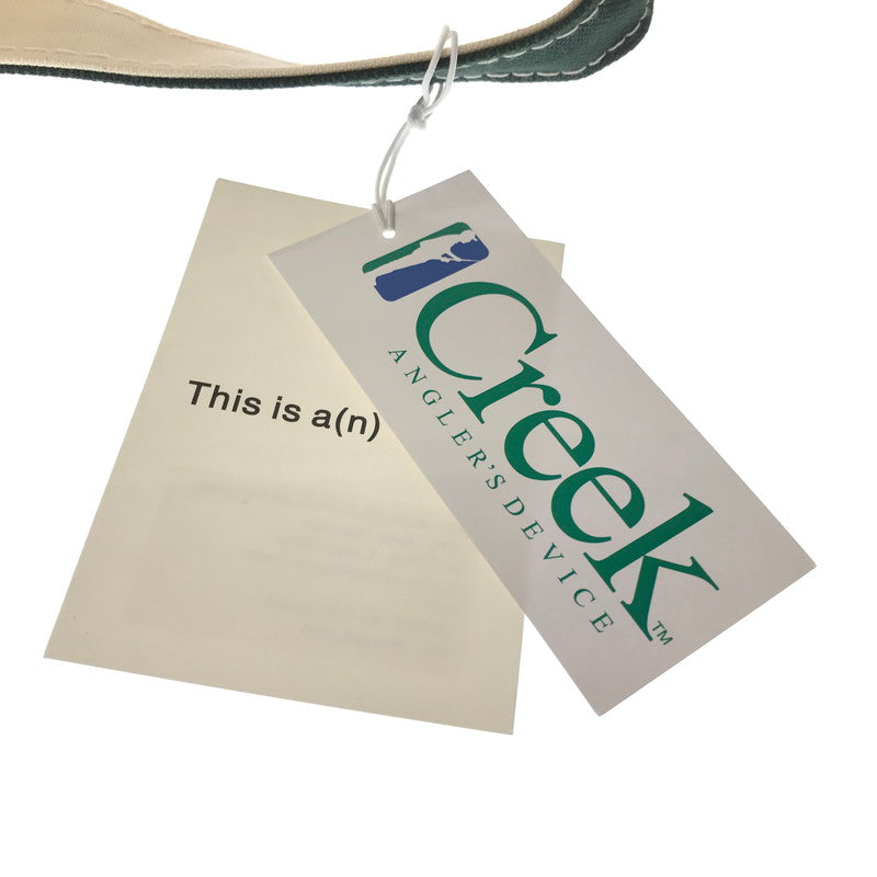 【中古美品】【メンズ】 THIS IS A(N) ディスイズアン×CREEK ANGLER'S DEVICE クリーク アングラーズ デバイス BASE FIELD TOTE ベース フィールド トートバッグ カバン 188-261014-na-27-tagh カラー：WHITE/FOREST GREEN 万代Net店