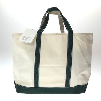 【中古美品】【メンズ】 THIS IS A(N) ディスイズアン×CREEK ANGLER'S DEVICE クリーク アングラーズ デバイス BASE FIELD TOTE ベース フィールド トートバッグ カバン 188-261014-na-27-tagh カラー：WHITE/FOREST GREEN 万代Net店