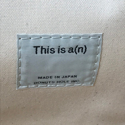 【中古美品】【メンズ】 THIS IS A(N) ディスイズアン×CREEK ANGLER'S DEVICE クリーク アングラーズ デバイス BASE FIELD TOTE ベース フィールド トートバッグ カバン 188-261014-na-27-tagh カラー：WHITE/FOREST GREEN 万代Net店