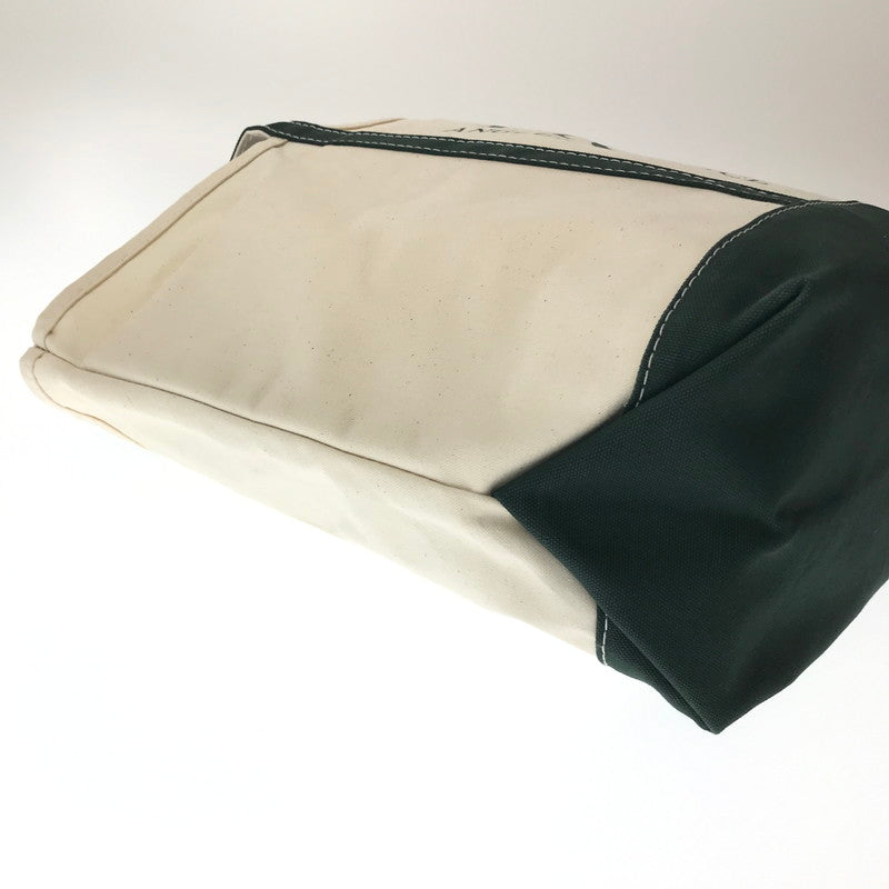 【中古美品】【メンズ】 THIS IS A(N) ディスイズアン×CREEK ANGLER'S DEVICE クリーク アングラーズ デバイス BASE FIELD TOTE ベース フィールド トートバッグ カバン 188-261014-na-27-tagh カラー：WHITE/FOREST GREEN 万代Net店