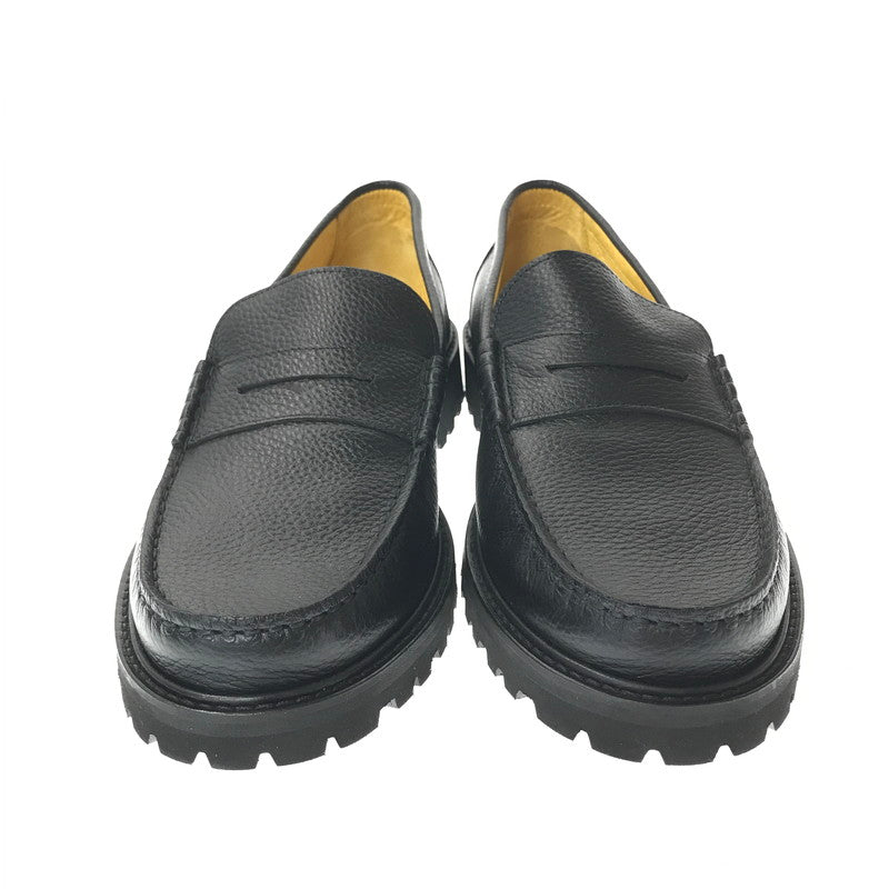 【中古美品】【メンズ】 PADMORE & BARNES パドモア＆バーンズ COIN LOAFER コインローファー 靴 164-261013-na-01-tagh サイズ：9 カラー：SIRIA NEGRO 万代Net店