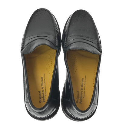 【中古美品】【メンズ】 PADMORE & BARNES パドモア＆バーンズ COIN LOAFER コインローファー 靴 164-261013-na-01-tagh サイズ：9 カラー：SIRIA NEGRO 万代Net店