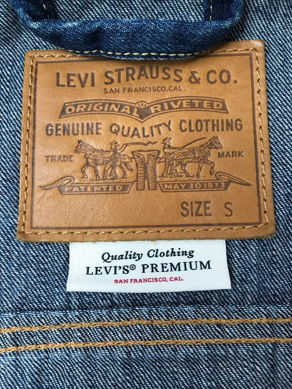 【中古品】【メンズ】 LEVI'S PREMIUM リーバイス プレミアム BIG E TRUCKER JACKET 72334-0352 ビッグ イー トラッカー ジャケット 145-261017-ty-02-tagh サイズ：S カラー：インディゴ 万代Net店