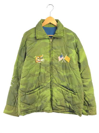 【中古品】【メンズ】 TAILOR 東洋 テーラー トウヨウ VIETNAM JACKET TT11594 ベトナム ジャケット 福×DANANG ベトジャン スカジャン 145-261017-ty-09-tagh サイズ：L カラー：グリーン/ブルー 万代Net店