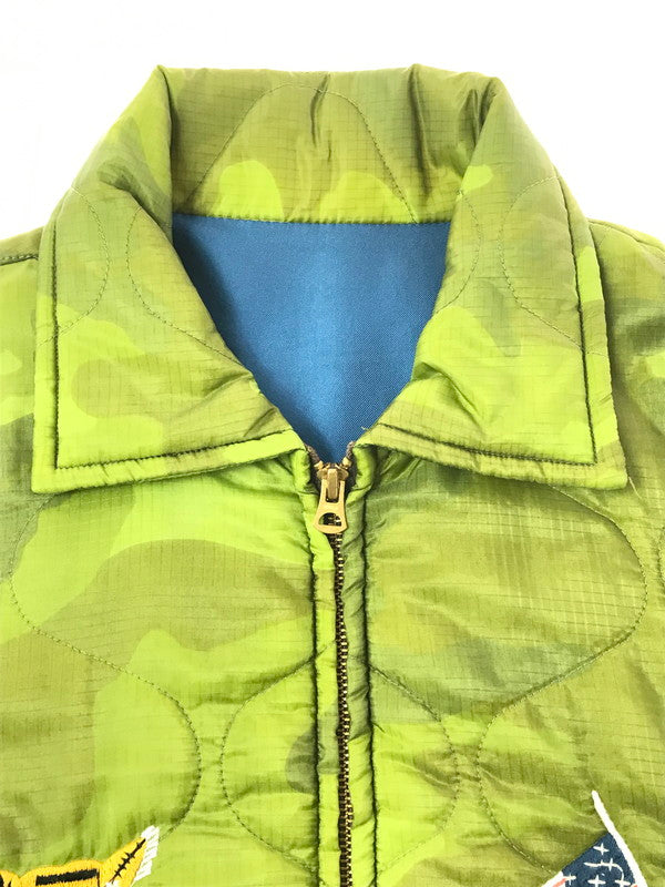 【中古品】【メンズ】 TAILOR 東洋 テーラー トウヨウ VIETNAM JACKET TT11594 ベトナム ジャケット 福×DANANG ベトジャン スカジャン 145-261017-ty-09-tagh サイズ：L カラー：グリーン/ブルー 万代Net店