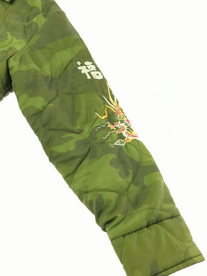 【中古品】【メンズ】 TAILOR 東洋 テーラー トウヨウ VIETNAM JACKET TT11594 ベトナム ジャケット 福×DANANG ベトジャン スカジャン 145-261017-ty-09-tagh サイズ：L カラー：グリーン/ブルー 万代Net店